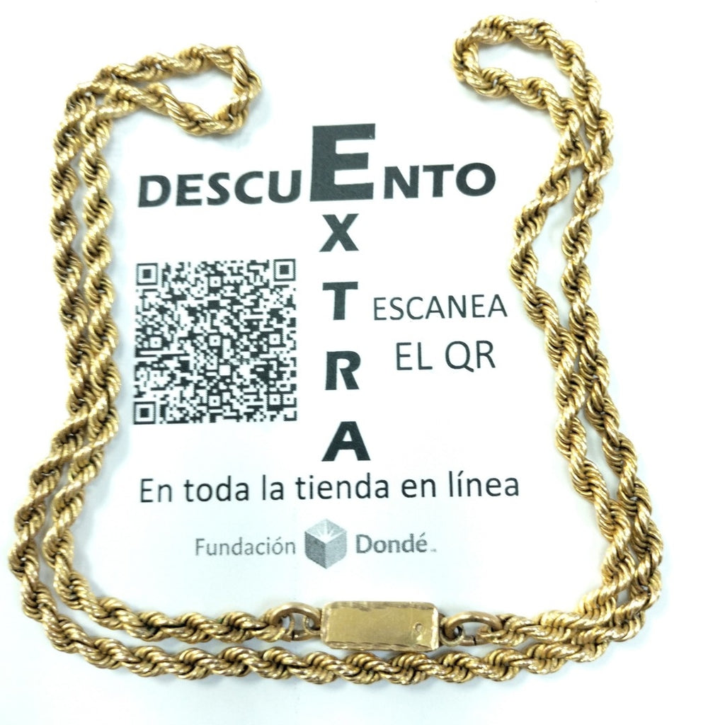 CADENA ORO 10 K 40.2 GRMS (SEMINUEVO)