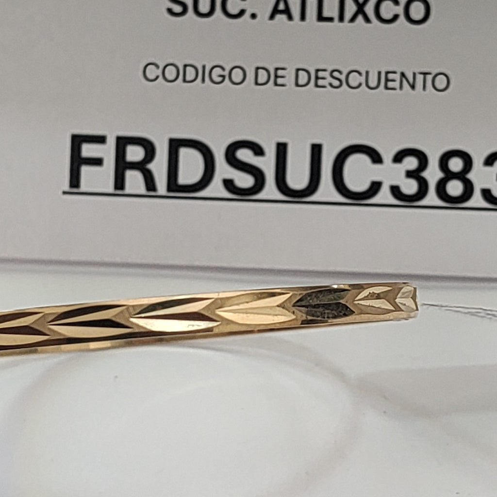 PULSERA RIGIDA ORO 12 K 6,90 GRMS (SEMINUEVO)