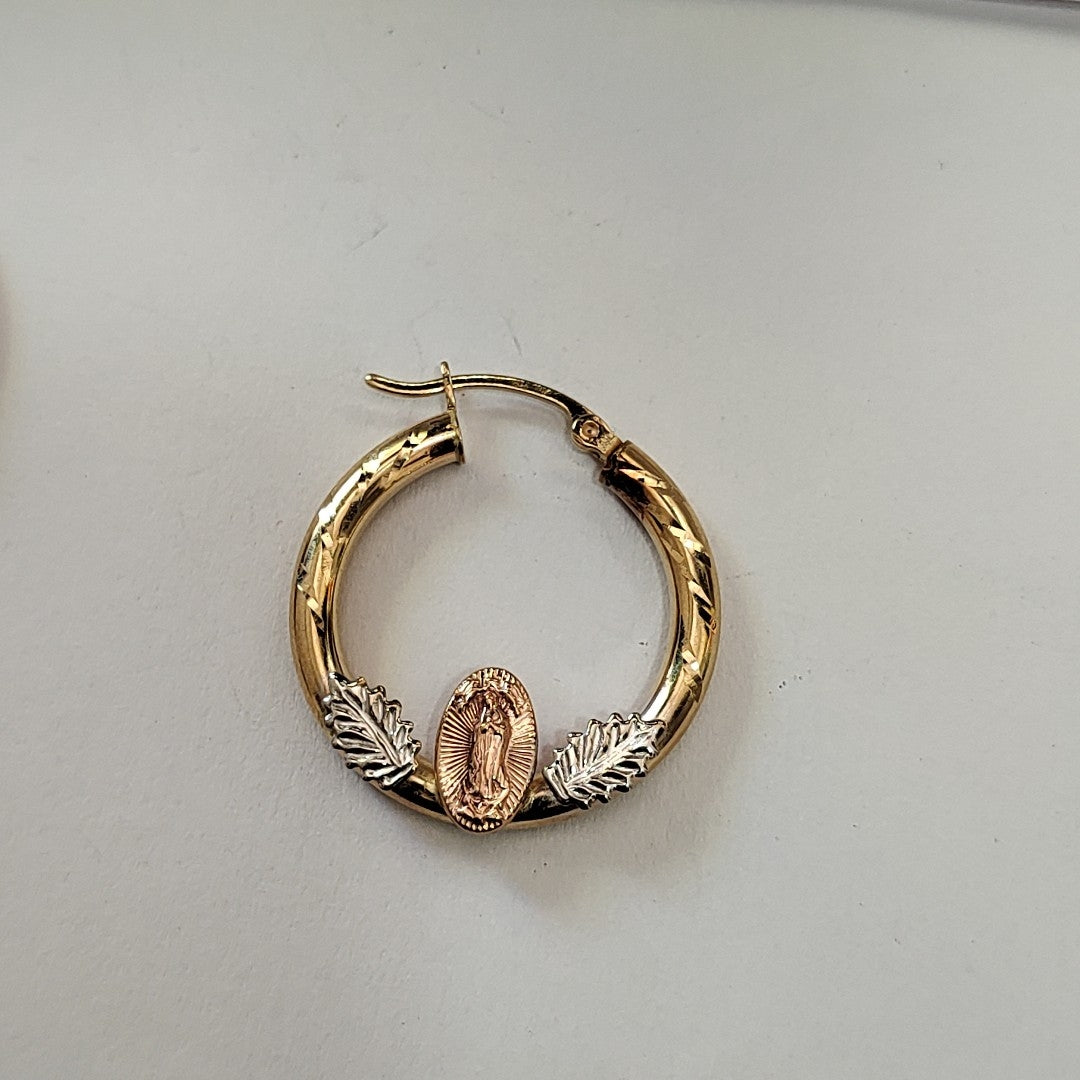 ARRACADAS PAR ORO 14 K 2,40 GRMS (SEMINUEVO)