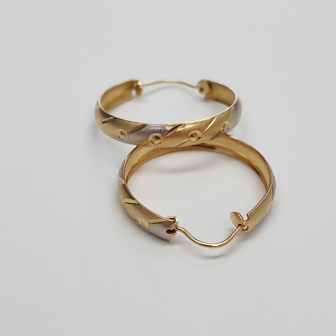 ARRACADAS PAR ORO 10 K 4,40 GRMS (SEMINUEVO)