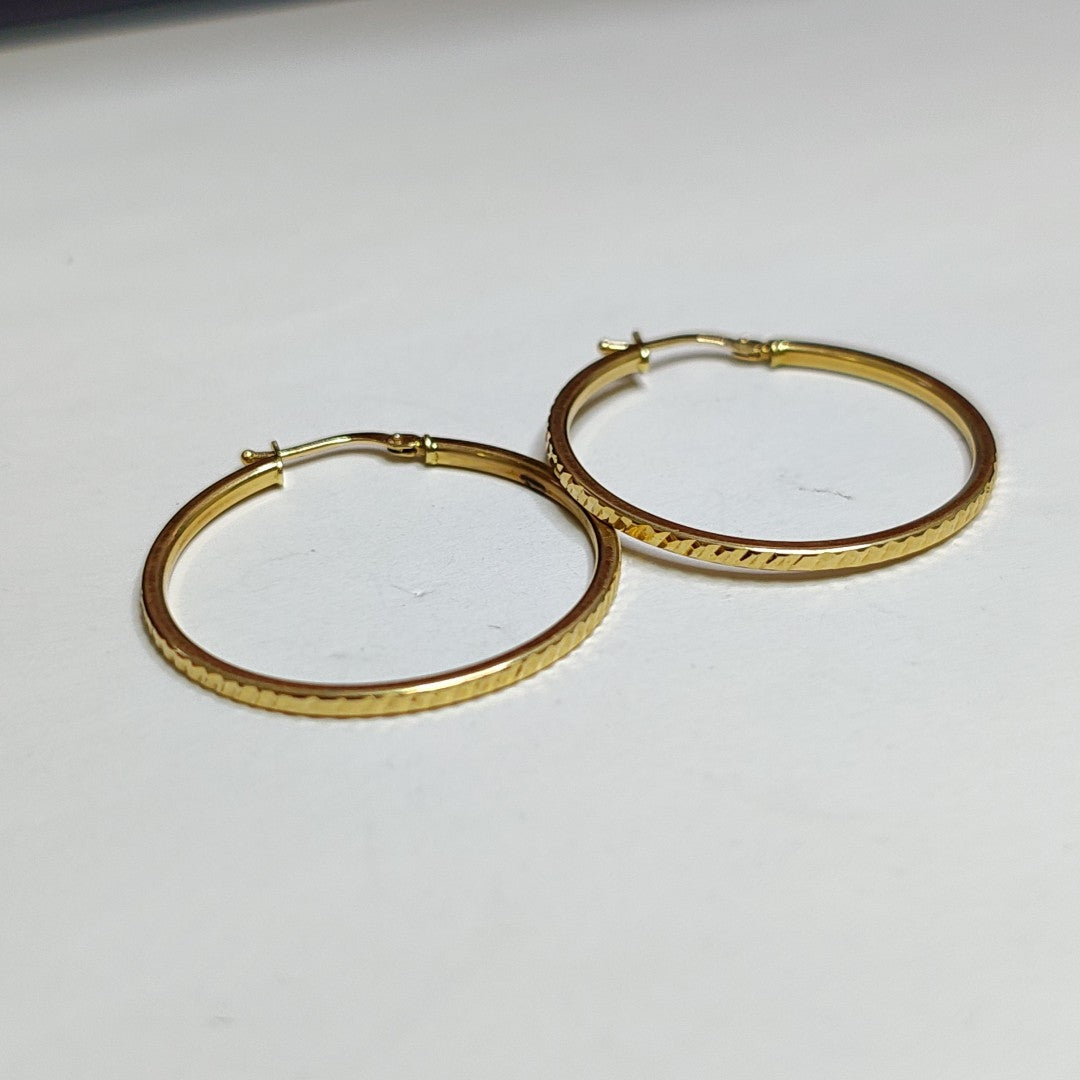 ARRACADAS PAR ORO 14 K 3,40 GRMS (SEMINUEVO)