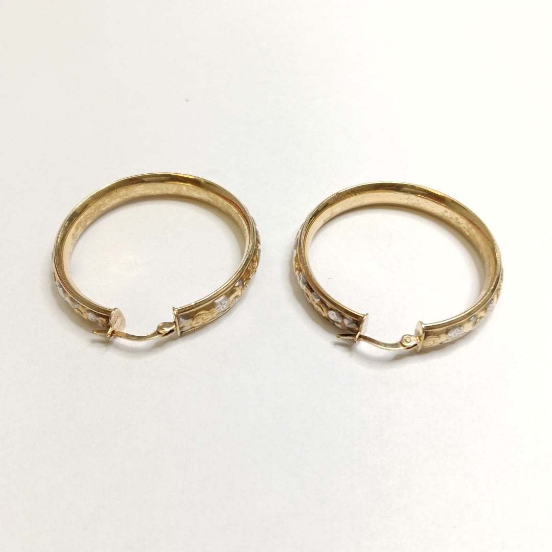 ARRACADAS PAR ORO 14 K 5,30 GRMS (SEMINUEVO)