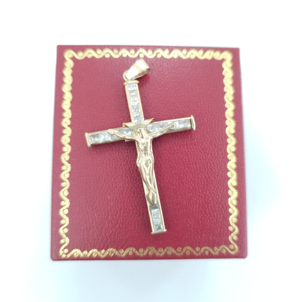 CRUCIFIJO ORO 10 K 1.7 GRMS (SEMINUEVO)