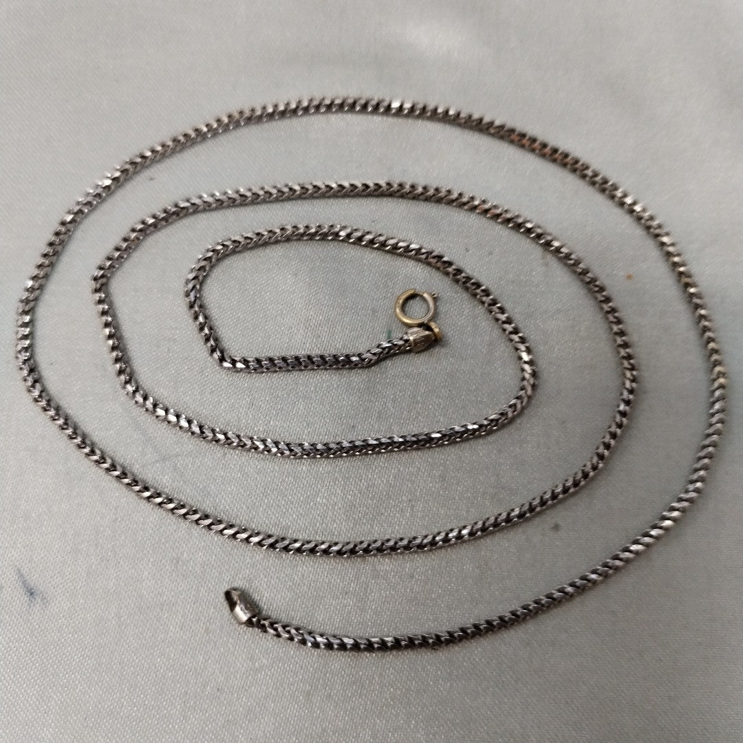 CADENA ORO, ORO BLANCO 14 K 7.3 GRMS (SEMINUEVO)