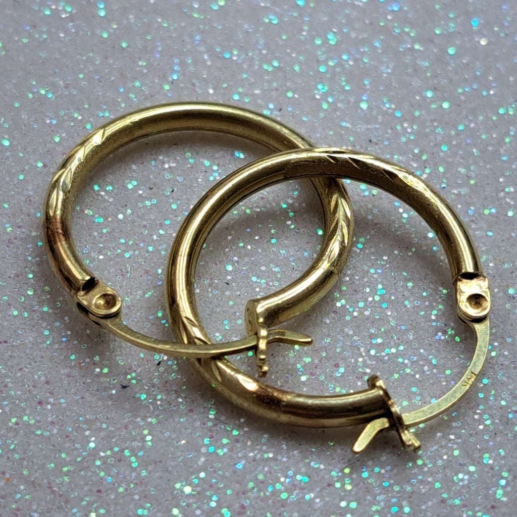 ARRACADAS PAR ORO 14 K 1,70 GRMS (SEMINUEVO)