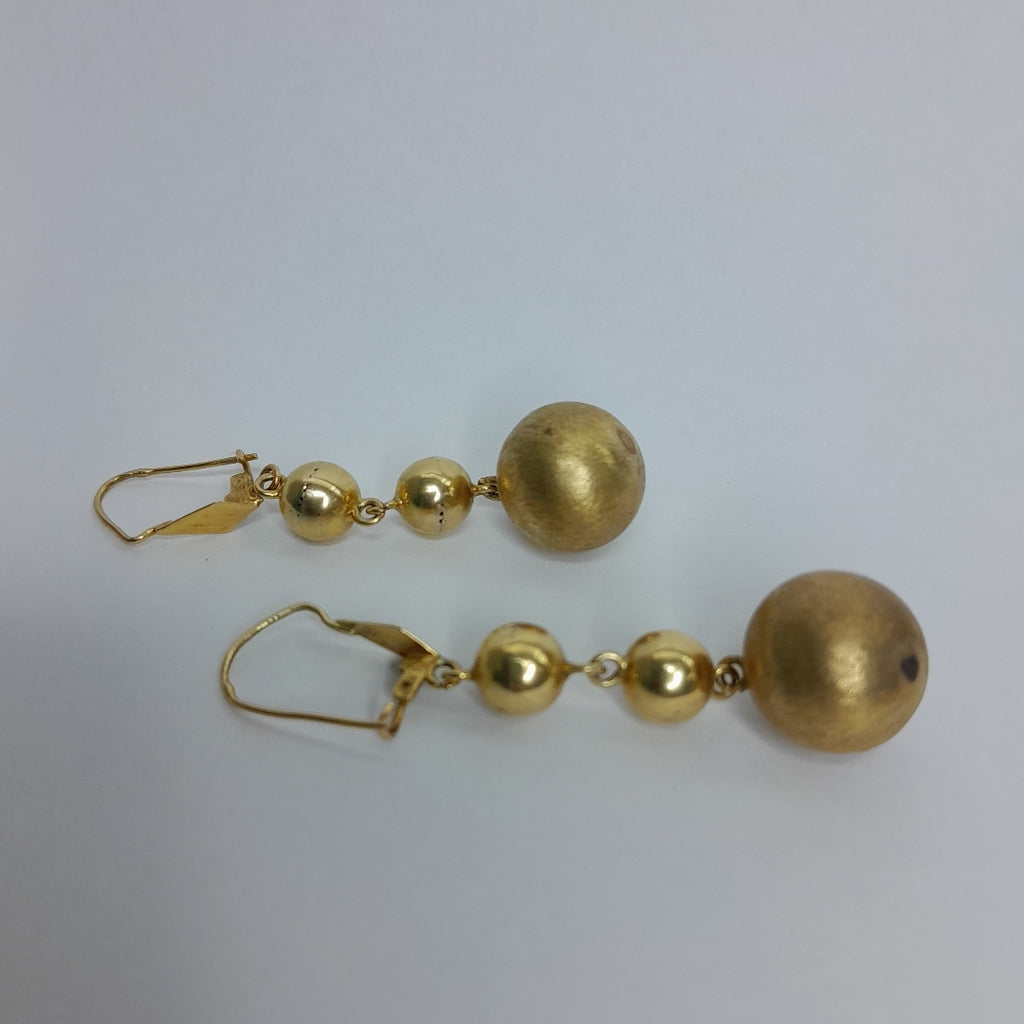 ARETES PAR ORO 8 K 3.5 GRMS (SEMINUEVO)