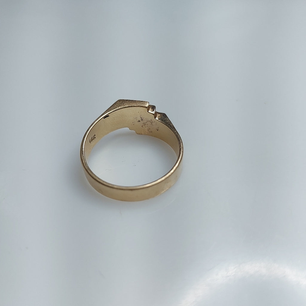 ANILLO DE GRADUACIÓN ORO 10 K 6,40 GRMS (SEMINUEVO)