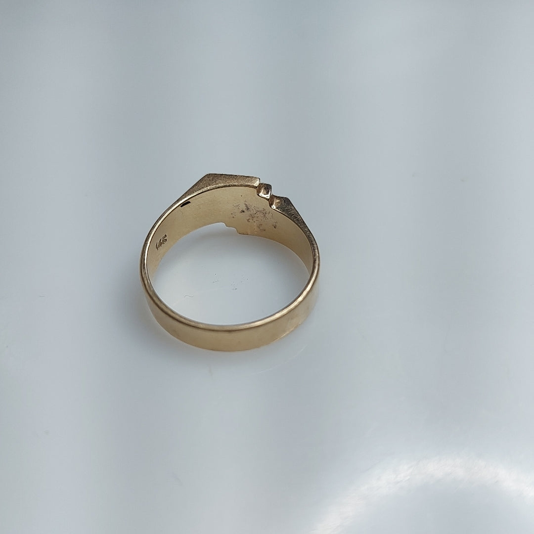 ANILLO DE GRADUACIÓN ORO 10 K 6,40 GRMS (SEMINUEVO)