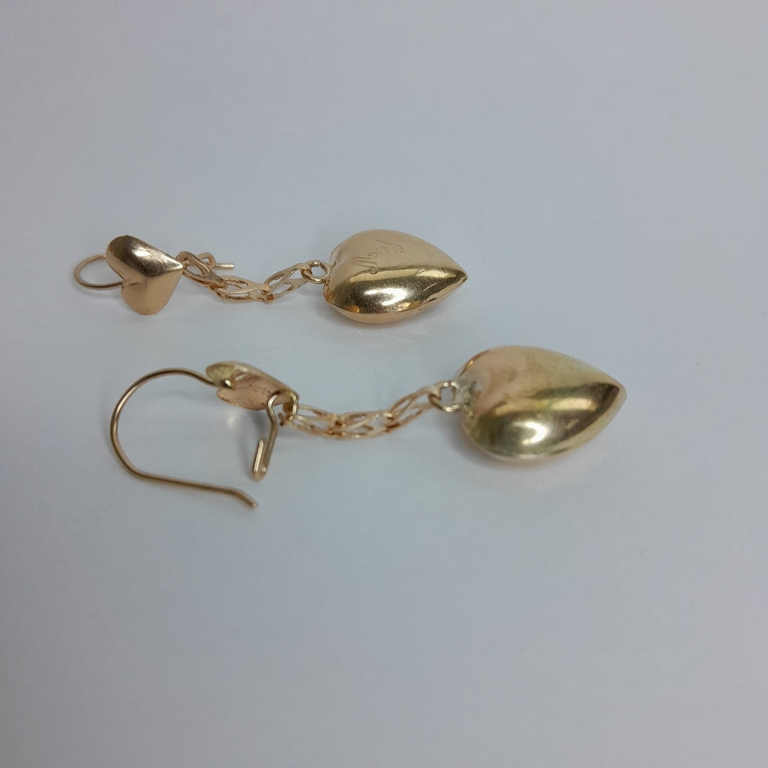 ARETES PAR ORO 8 K 3.5 GRMS (SEMINUEVO)
