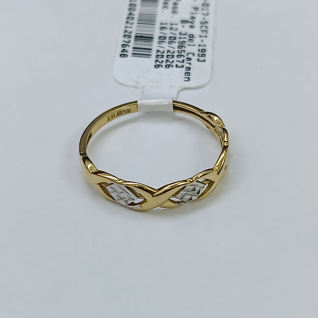ANILLITO ORO, RODIADO 14 K 1.4 GRMS (SEMINUEVO)