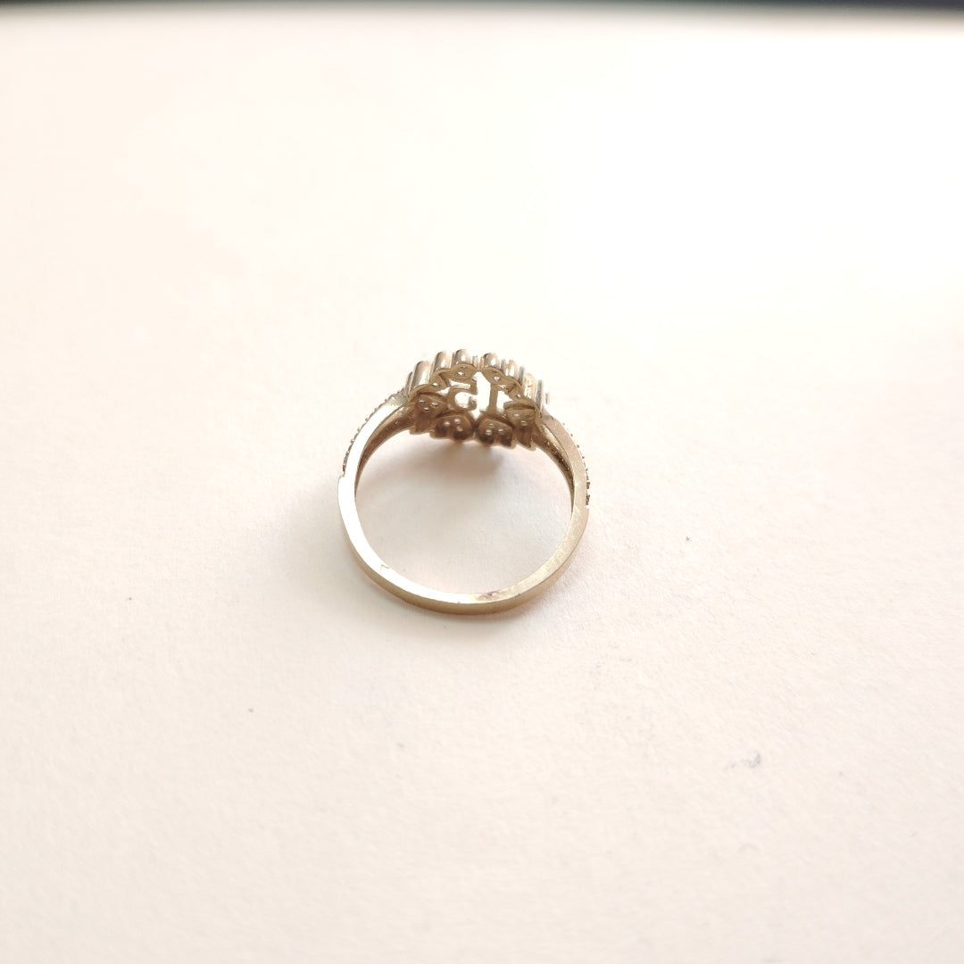 ANILLO CONMEMORATIVO ORO 10 K 1,80 GRMS (SEMINUEVO)