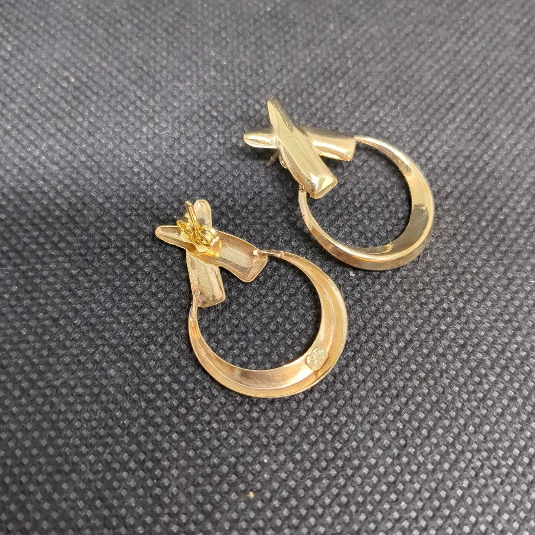 ARETES PAR ORO 10 K 2.7 GRMS (SEMINUEVO)