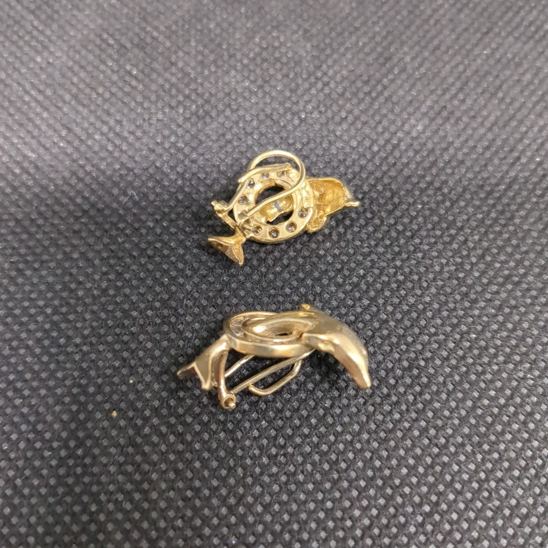 ARETES PAR ORO 10 K 4.9 GRMS (SEMINUEVO)