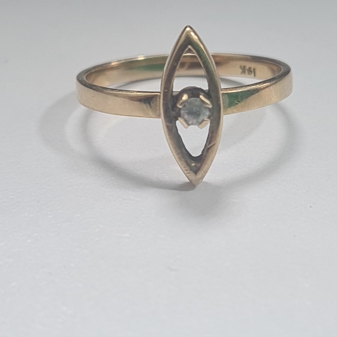 ANILLO ORO 14 K 2,30 GRMS (SEMINUEVO)