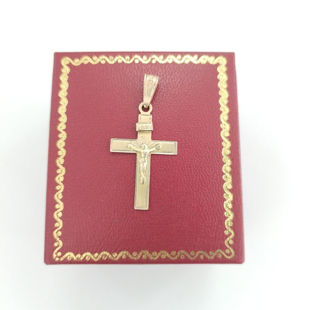 CRUCIFIJO ORO 10 K 0,80 GRMS (SEMINUEVO)
