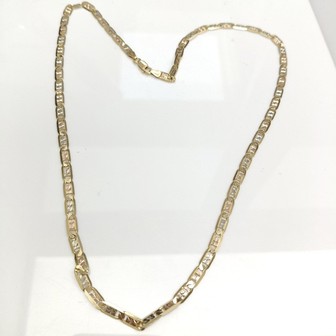 CADENA ORO,ORO COMBINADO 14 K 21,10 GRMS (SEMINUEVO)