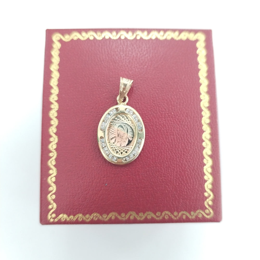 MEDALLA RELIGIOSA ORO 14 K 0,80 GRMS (SEMINUEVO)