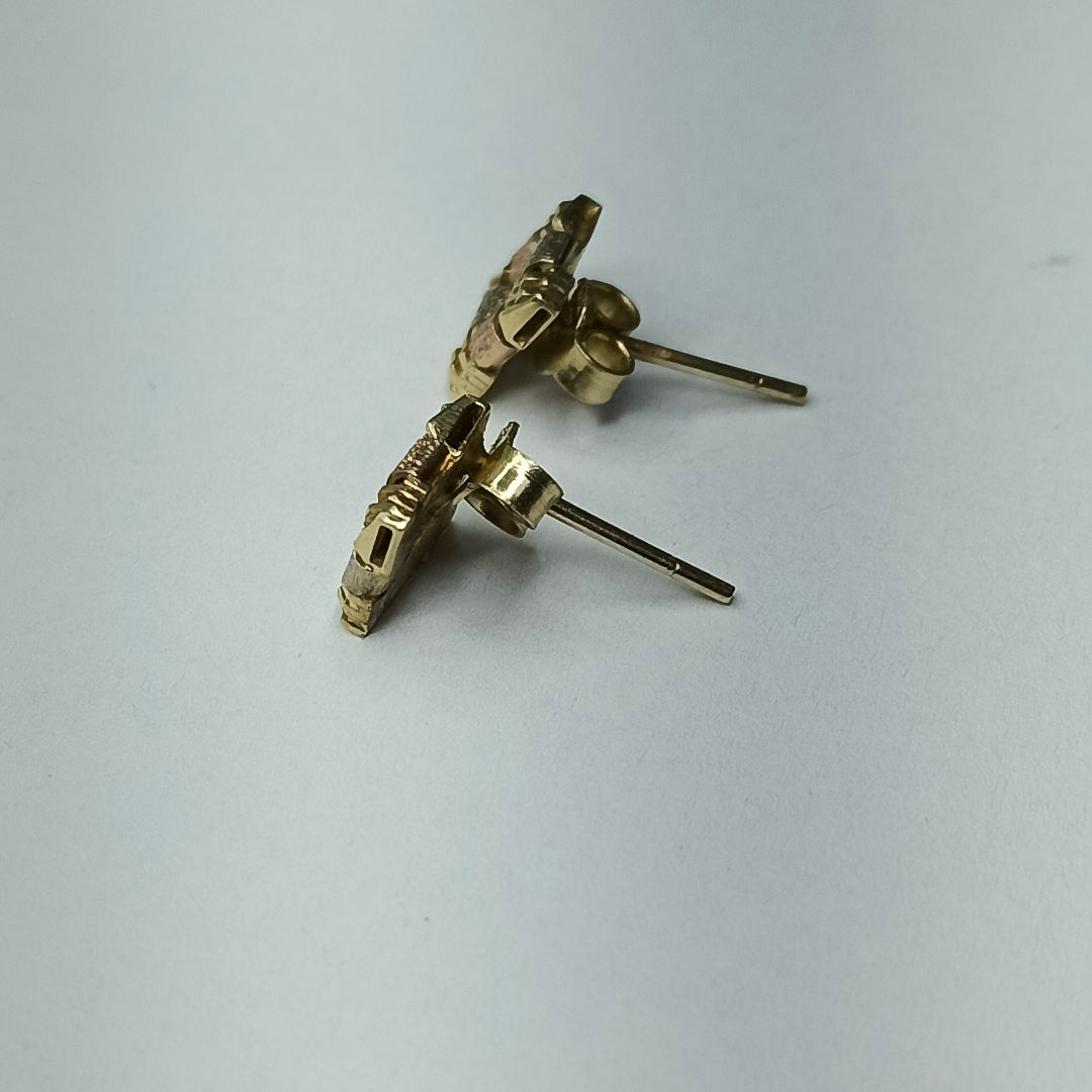 ARETES PAR ORO 14 K 1,70 GRMS (SEMINUEVO)