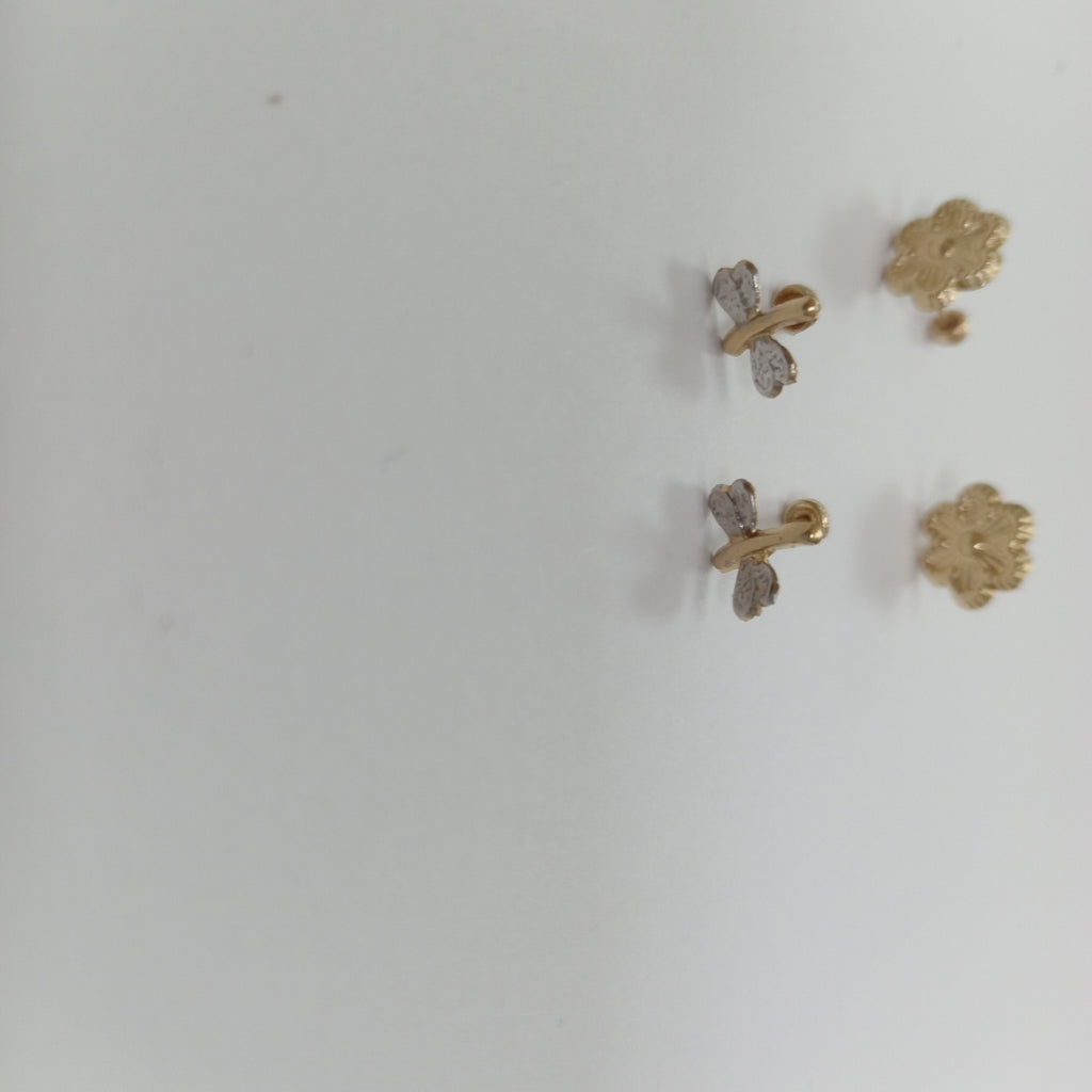 BROQUELES PAR ORO 10 K 0.4 GRMS (SEMINUEVO)