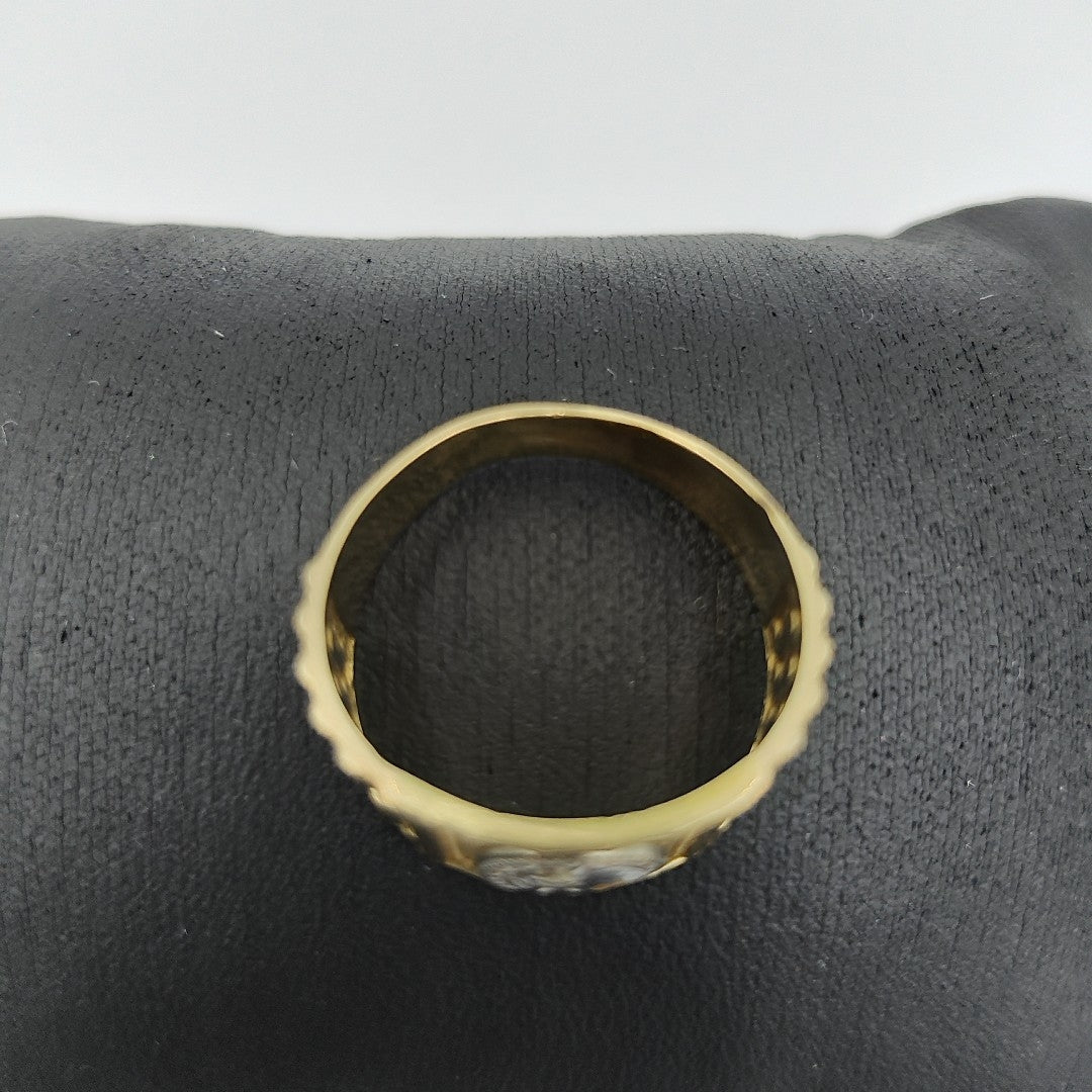 ANILLO ORO, ORO COMBINADO 14 K 4.7 GRMS (SEMINUEVO)