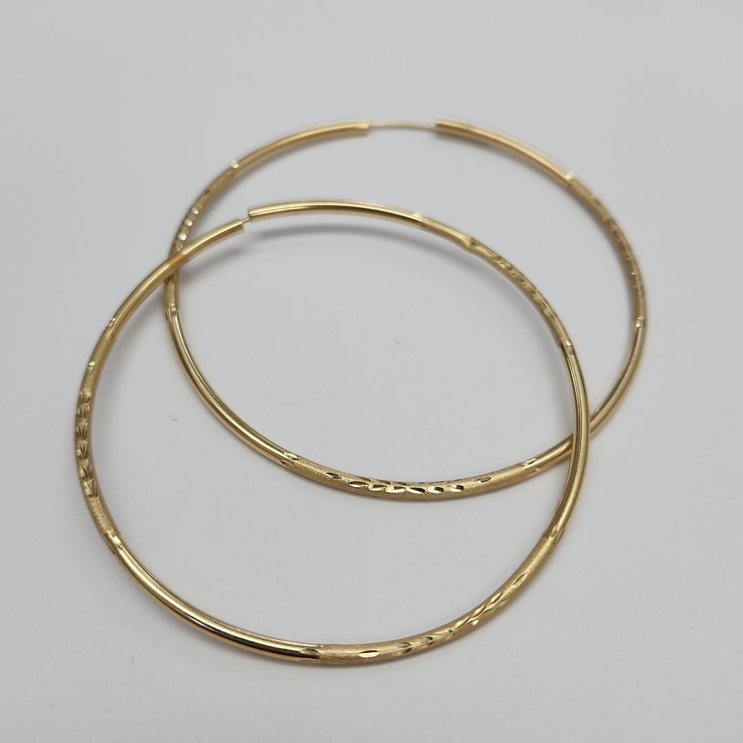 ARRACADAS PAR ORO 14 K 3,40 GRMS (SEMINUEVO)