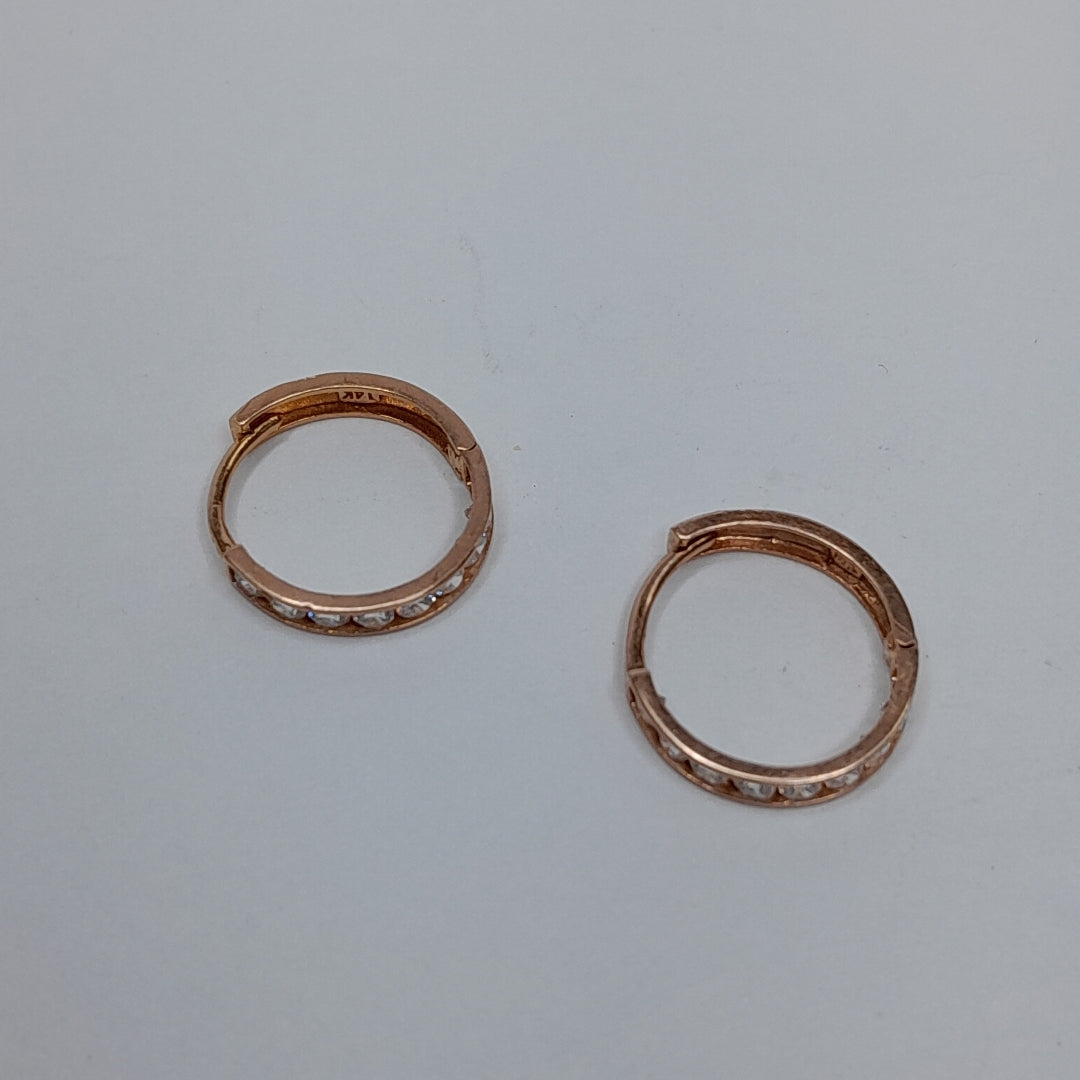 ARRACADAS PAR ORO 10 K 1 GRMS (SEMINUEVO)