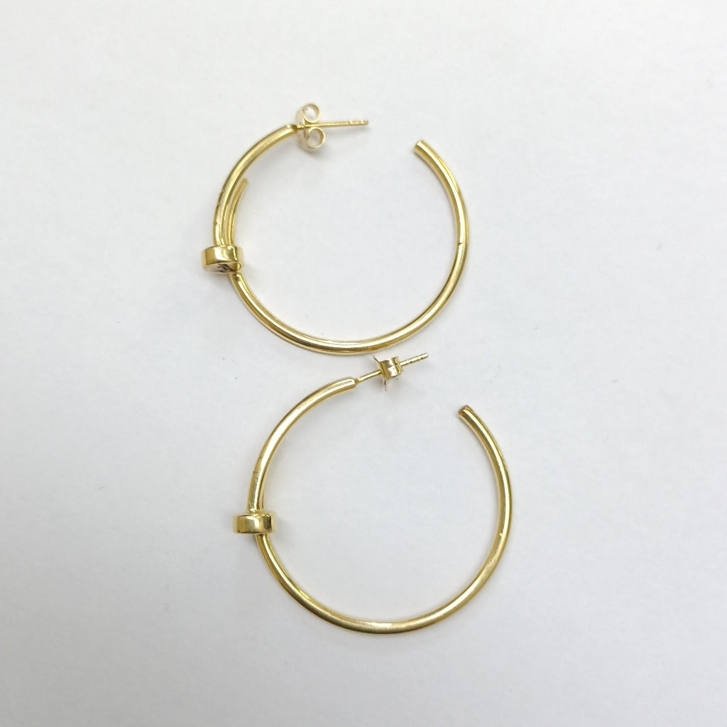 ARRACADAS PAR ORO 14 K 10.1 GRMS (SEMINUEVO)