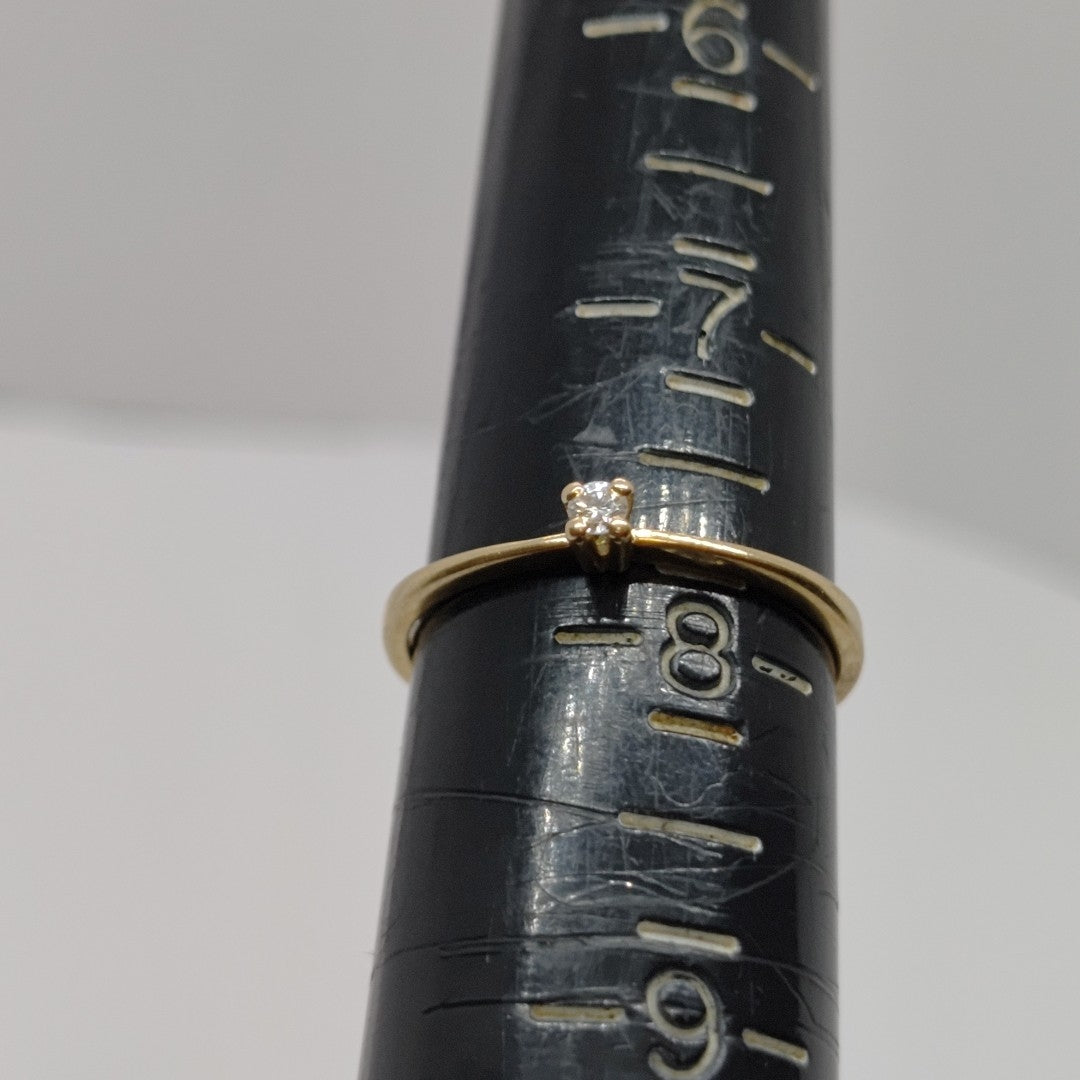 SOLITARIO ORO 14 K 1.8 GRMS (SEMINUEVO)
