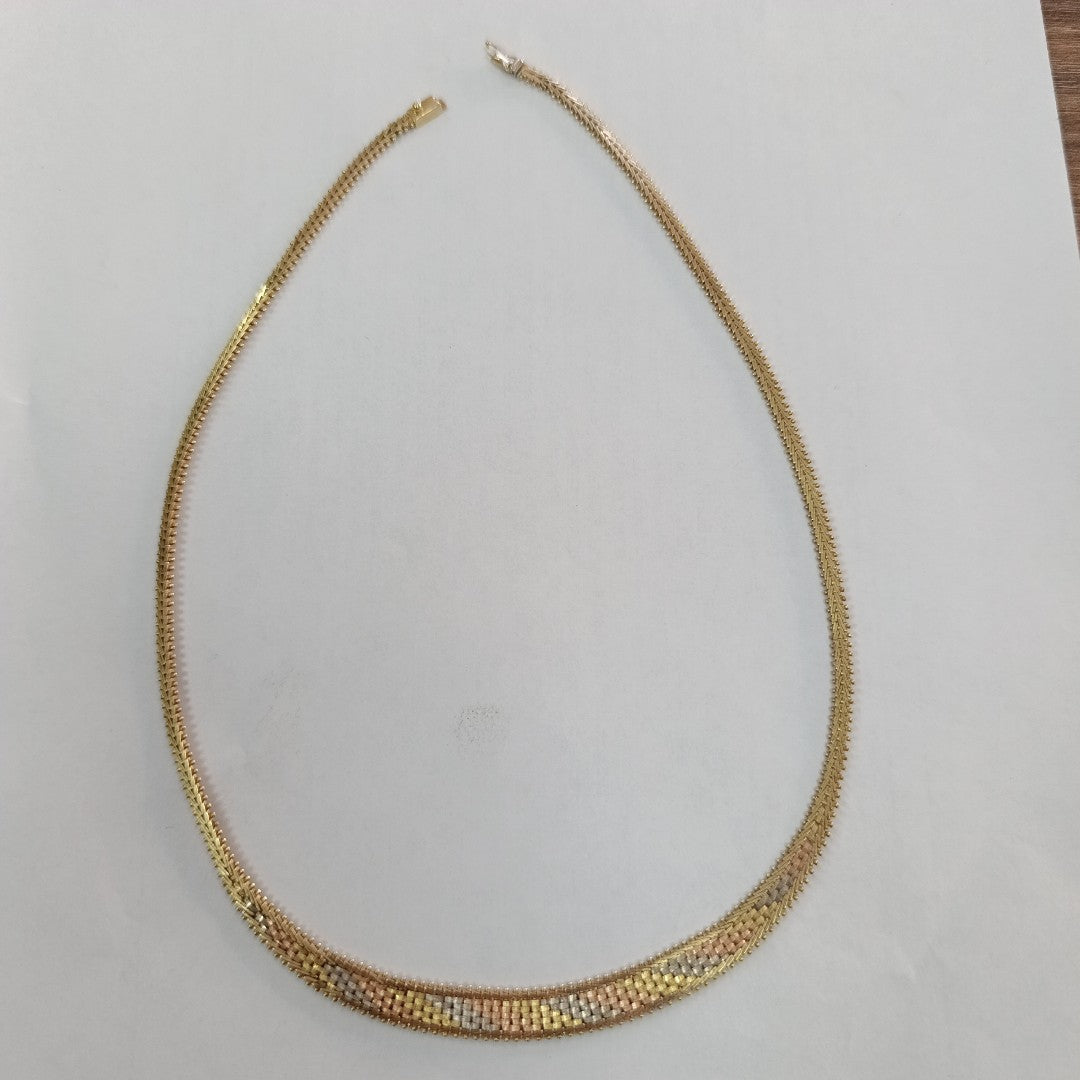 GARGANTILLA ORO 14 K 19.8 GRMS (SEMINUEVO)