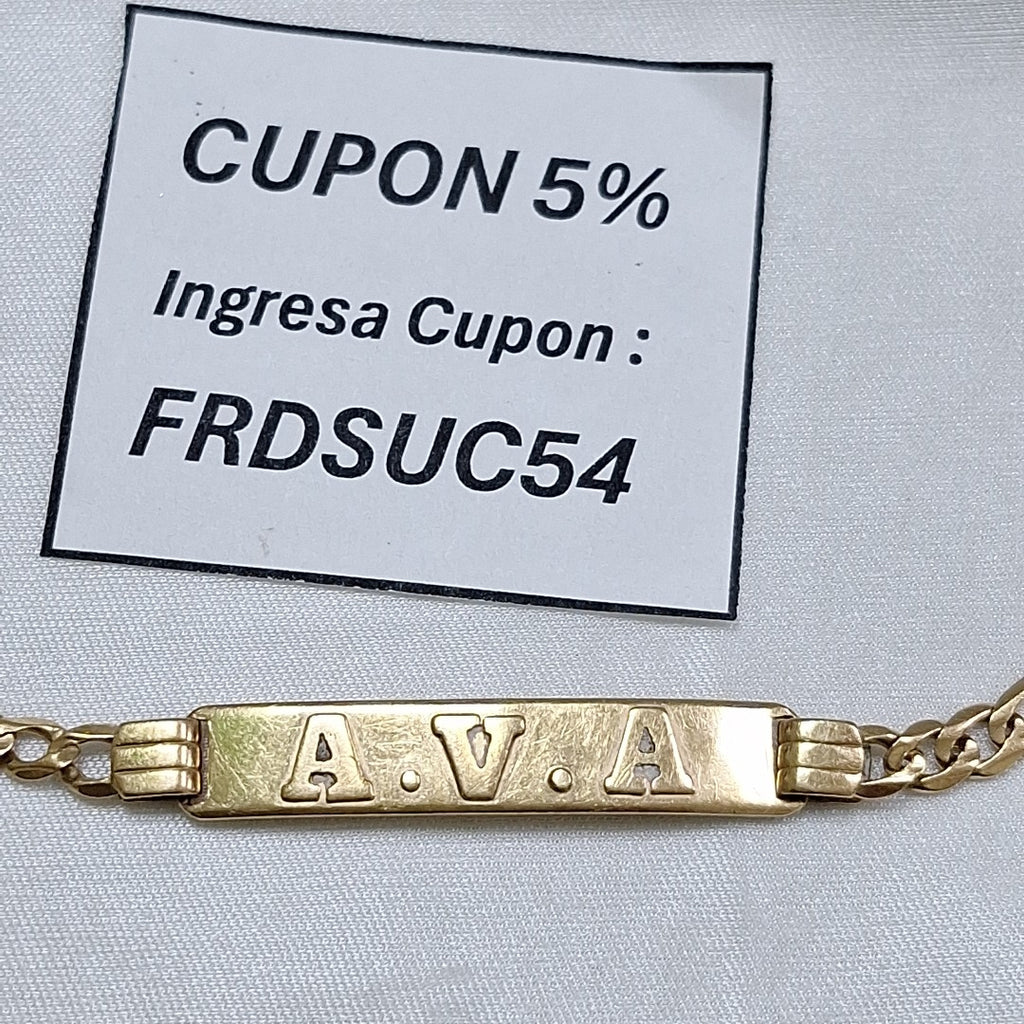 ESCLAVA ORO 14 K 7,50 GRMS (SEMINUEVO)