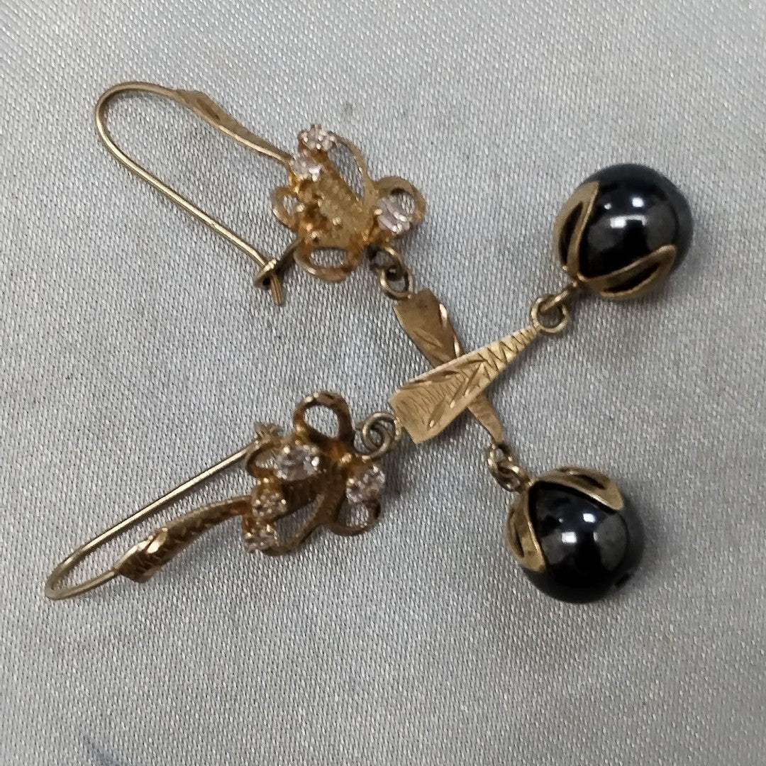 ARETES PAR ORO 10 K 4,90 GRMS (SEMINUEVO)