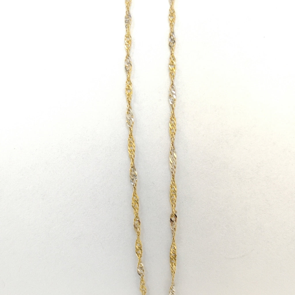 CADENA ORO, RODIADO 14 K 0.7 GRMS (SEMINUEVO)