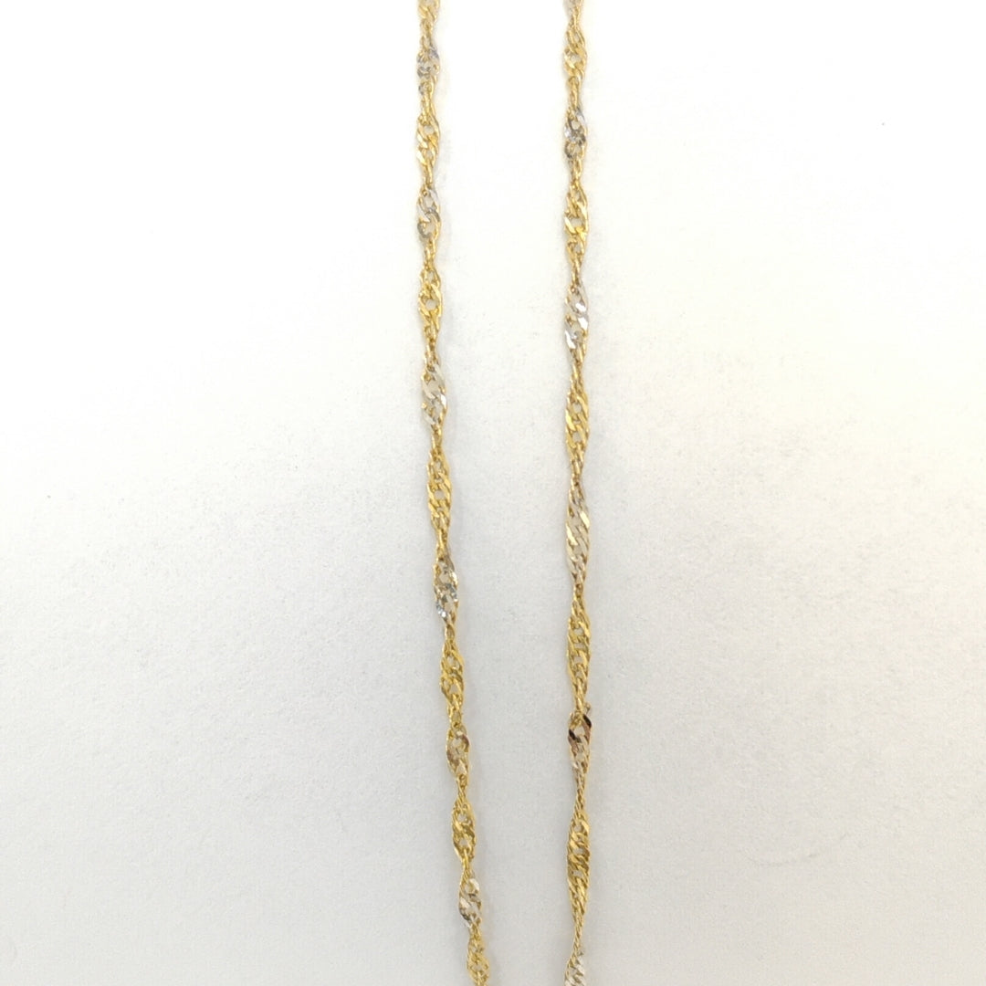 CADENA ORO, RODIADO 14 K 0.7 GRMS (SEMINUEVO)
