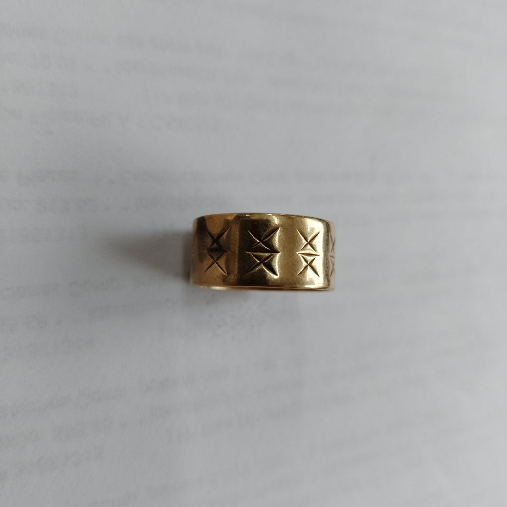 ANILLO ORO 14 K 6.4 GRMS (SEMINUEVO)