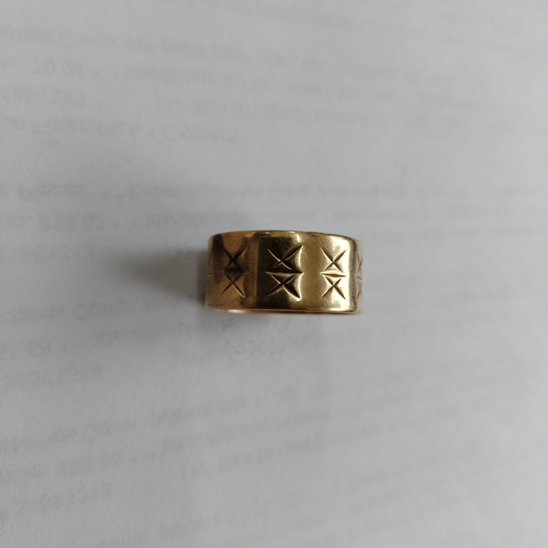 ANILLO ORO 14 K 6.4 GRMS (SEMINUEVO)