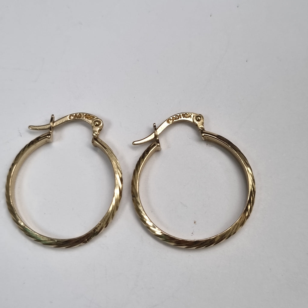 ARRACADAS PAR ORO 10 K 1.3 GRMS (SEMINUEVO)
