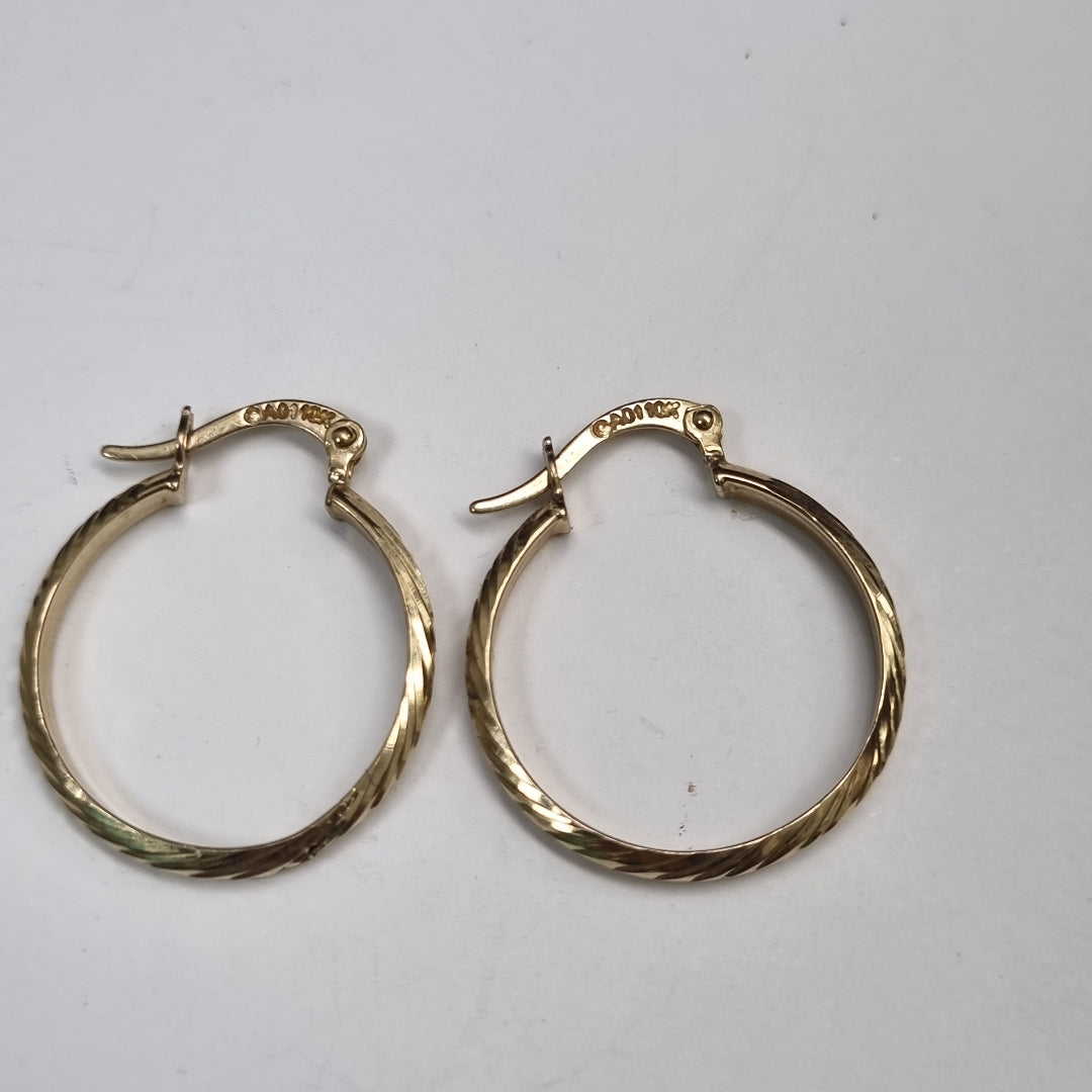 ARRACADAS PAR ORO 10 K 1.3 GRMS (SEMINUEVO)