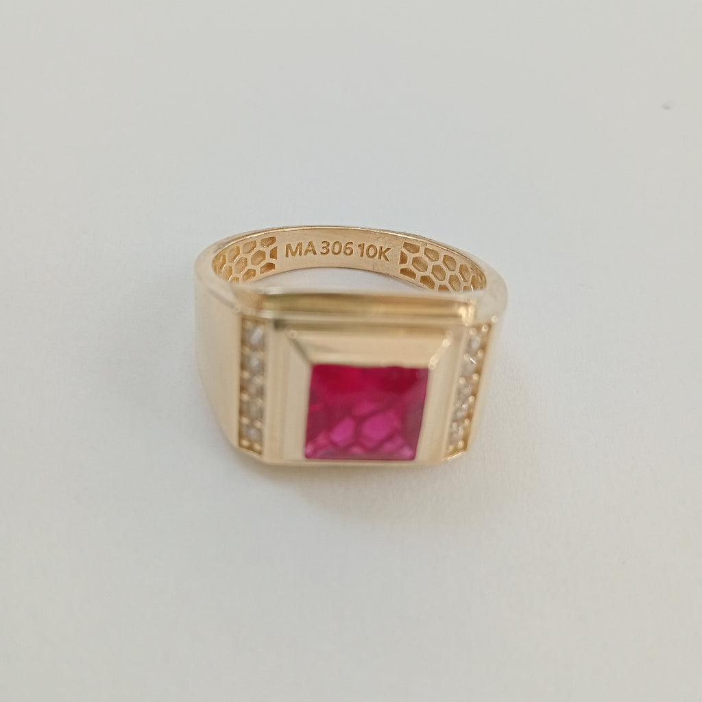 ANILLOS CABALLERO ORO 10K 5.9 (NUEVO)