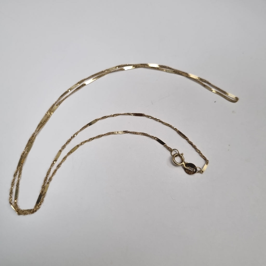 CADENA ORO 14 K 1.3 GRMS (SEMINUEVO)