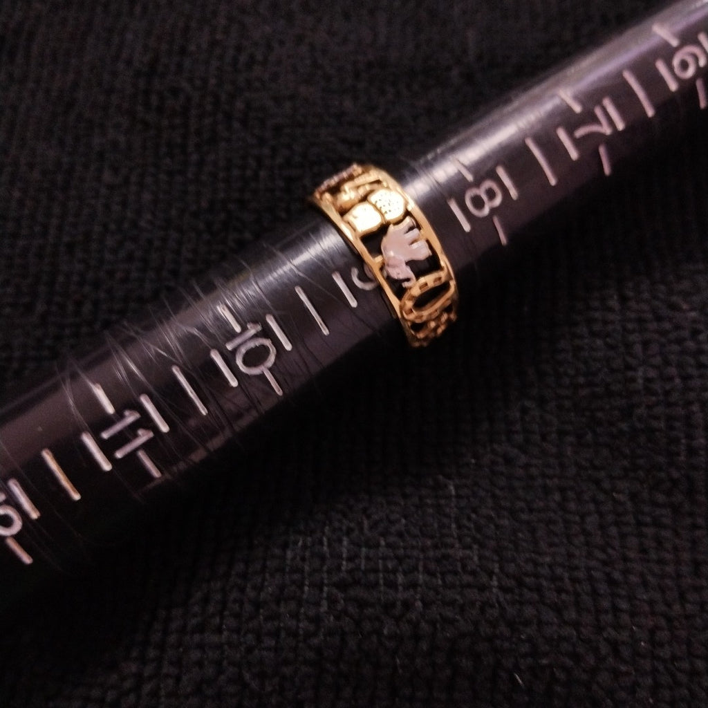 ARGOLLA DE LA SUERTE ORO 14 K 2,92 GRMS (SEMINUEVO)