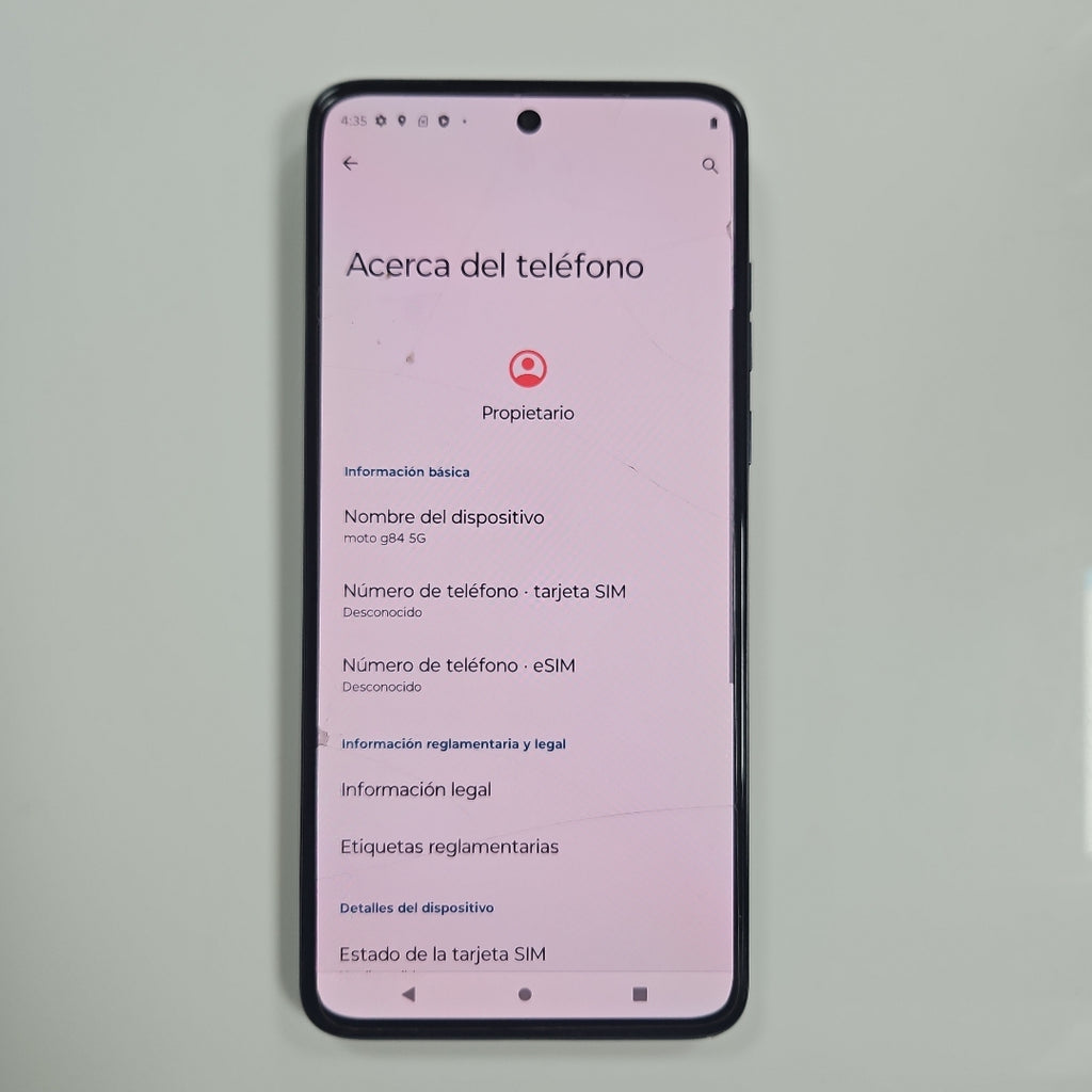 CELULAR MOTOROLA MOTO G84 XT2347-1 (2023) 256 GB 8 GB RAM (SEMINUEVO)