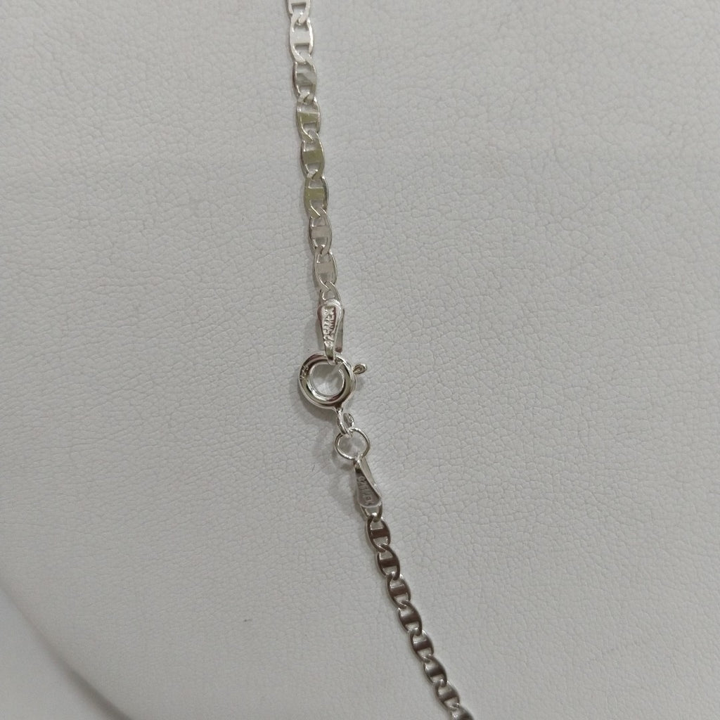 CADENA TEJIDO ESPEJO PLATA .925 55 CM 3.7 GR (NUEVO)