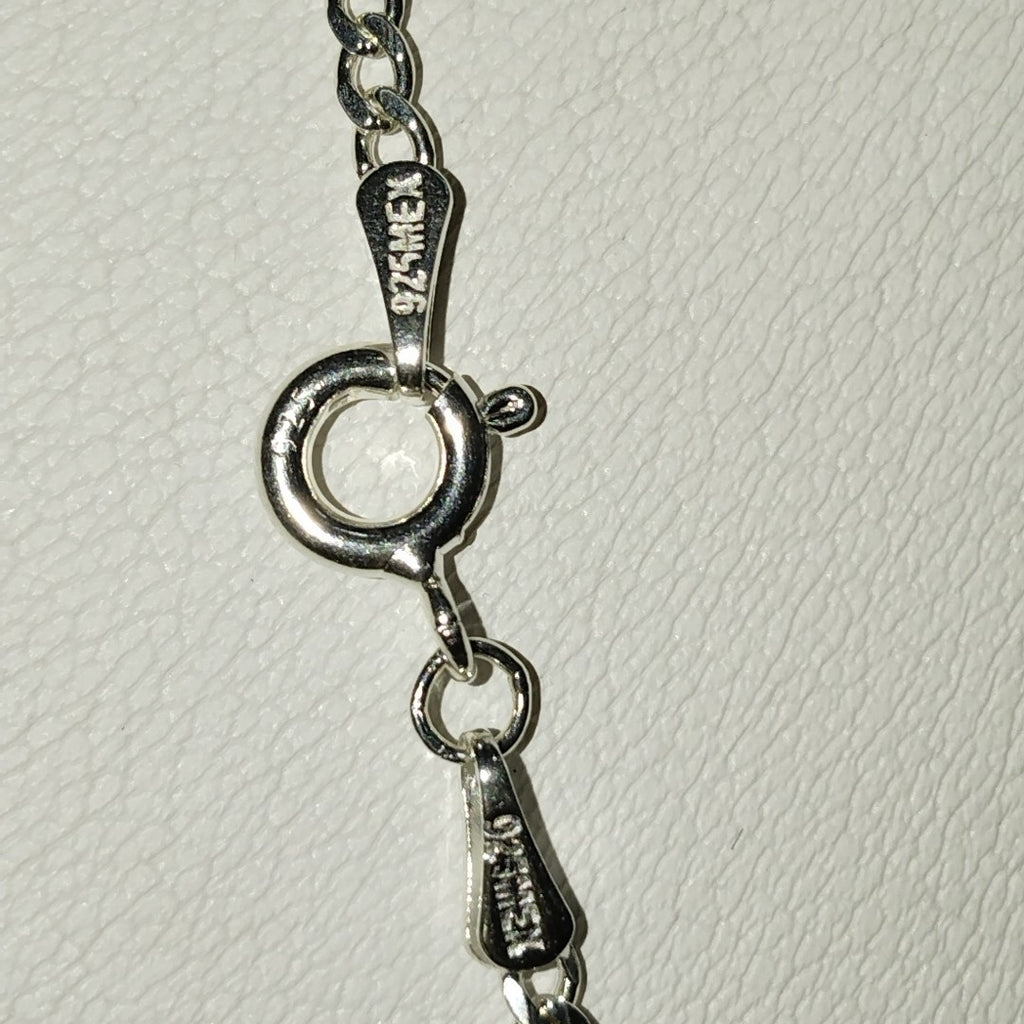 CADENA TEJIDO BARBADO PLATA .925 55 CM 4.9 GR (NUEVO)