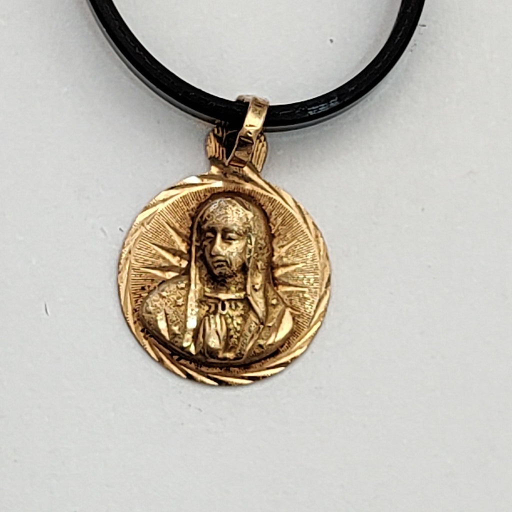 MEDALLA RELIGIOSA ORO 14 K 0.6 GRMS (SEMINUEVO)