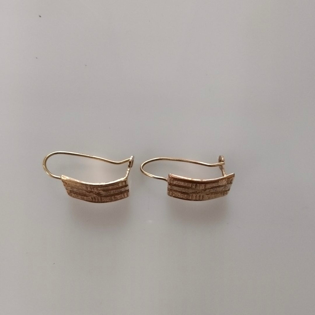 ARETES PAR ORO,RODIADO 10 K 1,70 GRMS (SEMINUEVO)