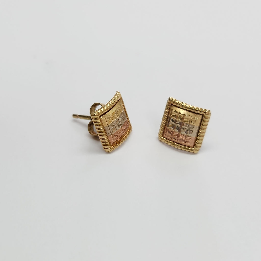 BROQUELES PAR ORO 14 K 1,90 GRMS (SEMINUEVO)