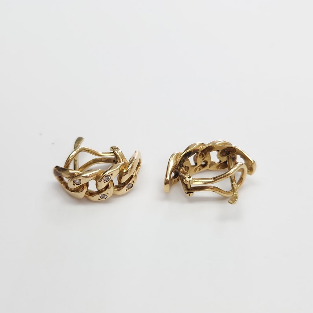 ARETES PAR ORO 14 K 6,20 GRMS (SEMINUEVO)