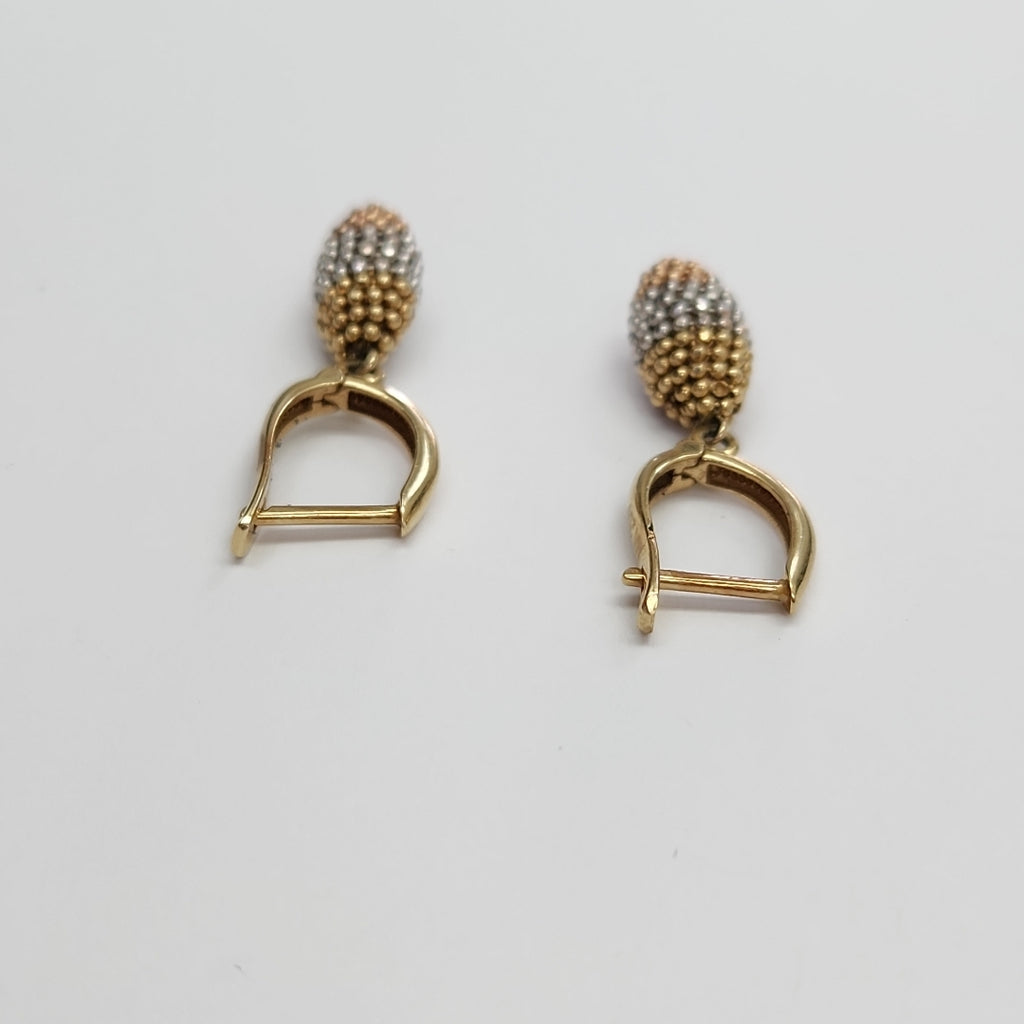 ARETES PAR ORO 14 K 3,60 GRMS (SEMINUEVO)