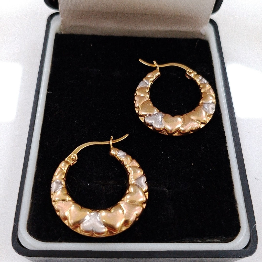 ARRACADAS PAR ORO 14 K 2.8 GRMS (SEMINUEVO)