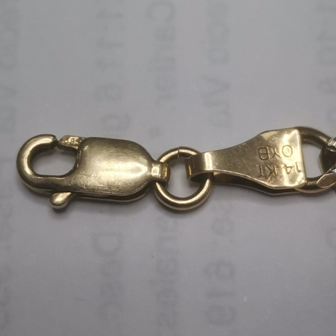 PULSERA ORO 14 K 4.8 GRMS (SEMINUEVO)